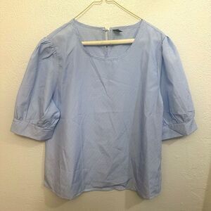 Shein Puff sleeve striped blouse size XL